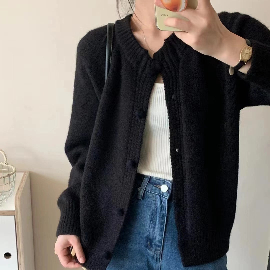 Damen modischer Strickcardigan Drune