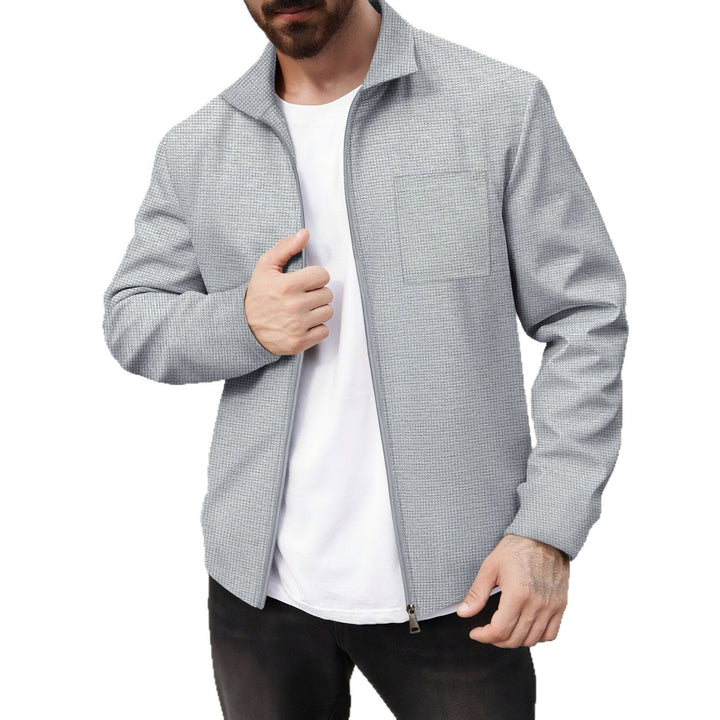 Herren modische Jacke mit strukturiertem Design Drune
