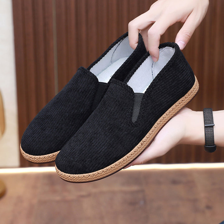 Damen Bequeme und weiche Slip-On Schuhe aus hochwertigem Material Drune