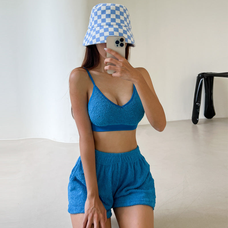 Damen Relax-Set mit weichem Material und verstellbaren Trägern Drune