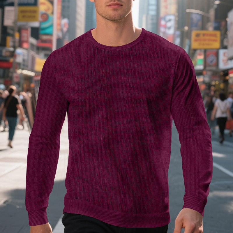 Herren hochwertiger Langarmpullover Drune