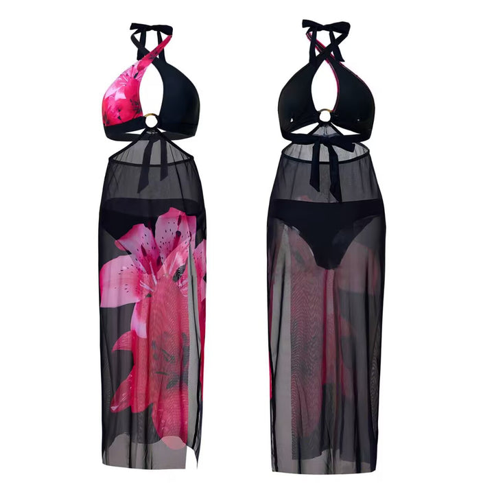 Damen Bikiniset mit transparentem Cover-Up Drune
