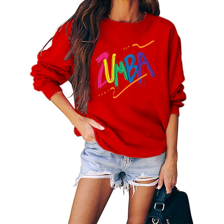 Damen Sweatshirt mit modernem Zumba-Design und lässiger Passform Drune