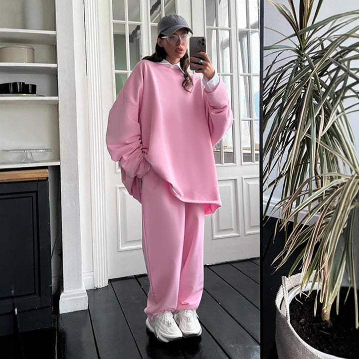 Damen Oversized Loungewear Set mit modischem Schnitt Drune