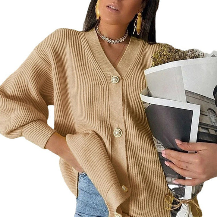 Damen gemütlicher Oversize-Kardie Drune