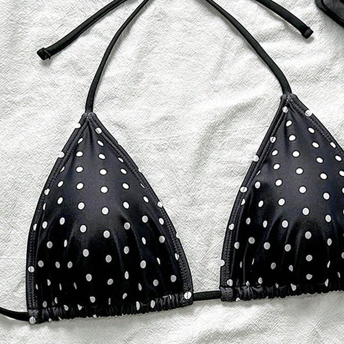 Damen Triangel-Bikinioberteil mit verspieltem Punkte-Design Drune