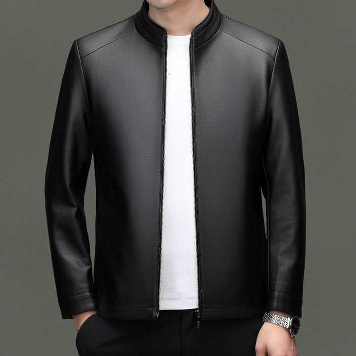 Herren Übergangsjacke mit hohem Stehkragen und modernem Schnitt Drune