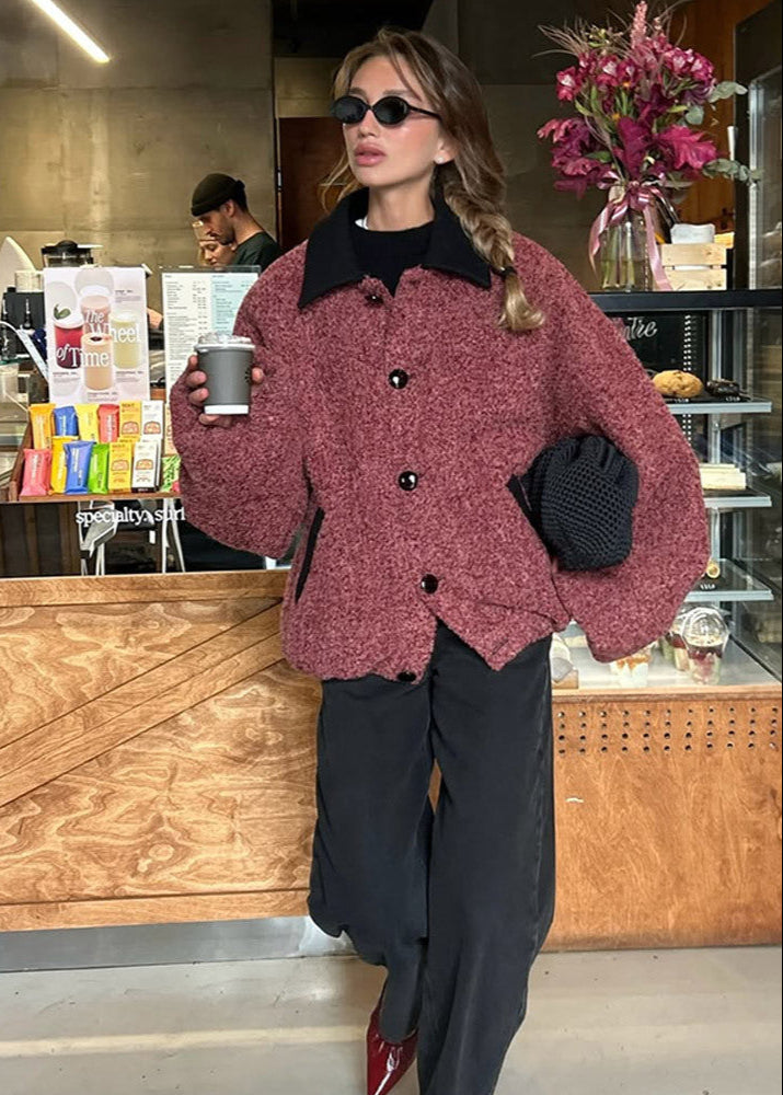 Drune | Teddy Bouclé Jacke - Schicker Oversized-Stil