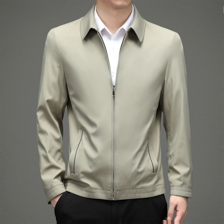 Herren moderne Übergangsjacke mit atmungsaktiver Membran und praktischem Stehkragen Drune