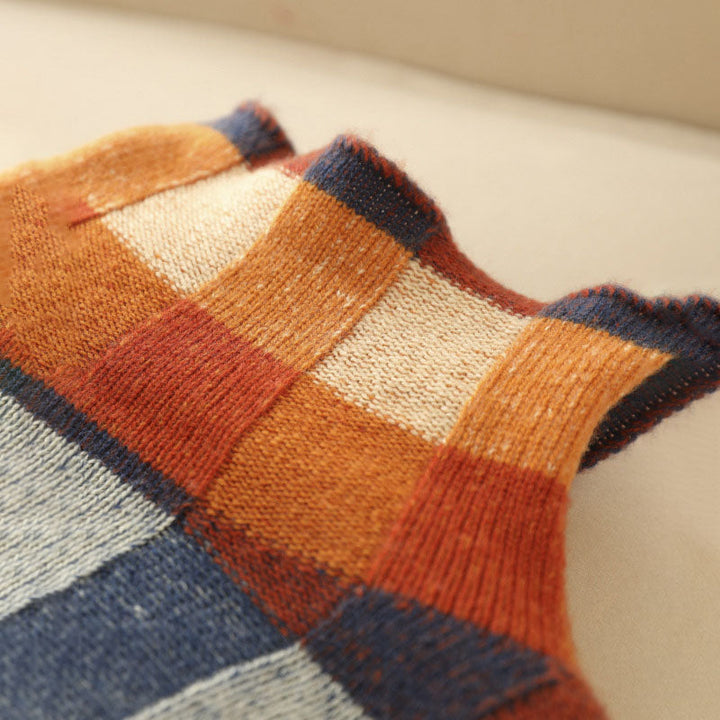 Drune | Pullover mit Bunten Karos