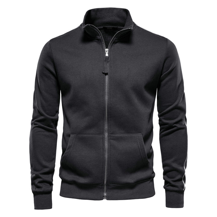 Herren Sportjacke mit hohem Kragen Drune