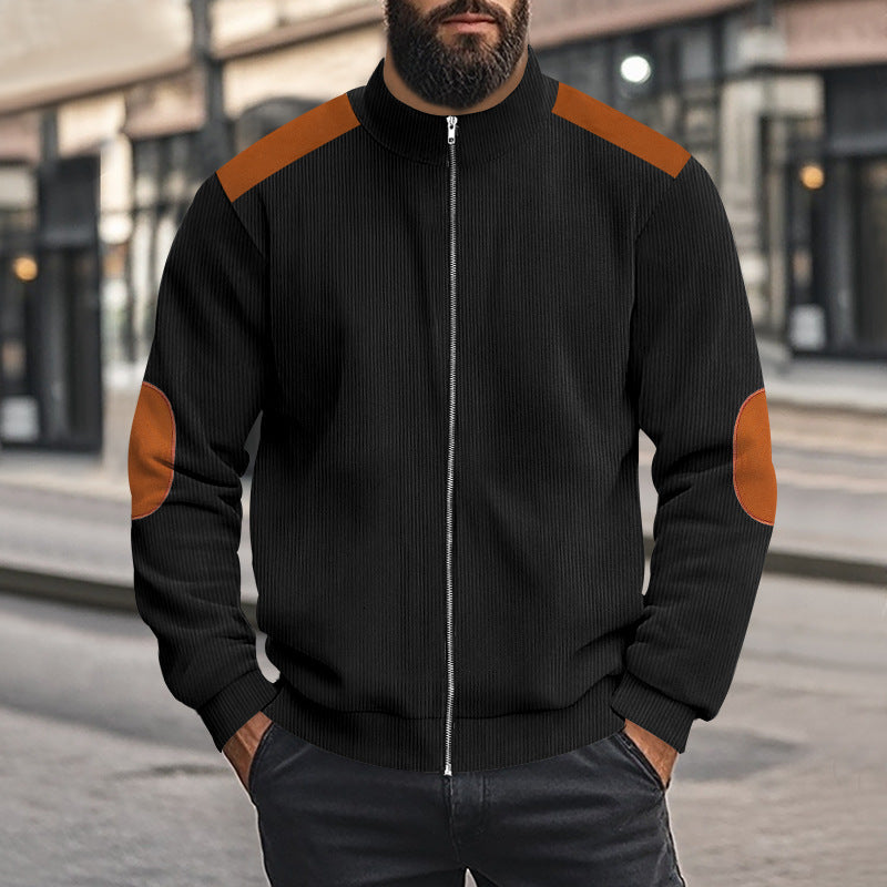 Herren Sportliche Jacke mit Reißverschluss und modischen Akzenten Drune