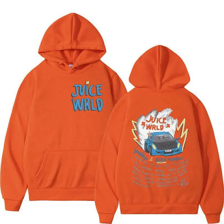 Damen Kapuzenpullover mit kreativem Grafikdesign und bequemer Passform Drune