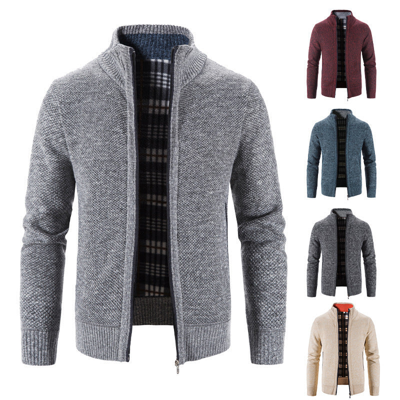 Herren Strickjacke mit innovativem wärmeisolierendem Innenfutter Drune