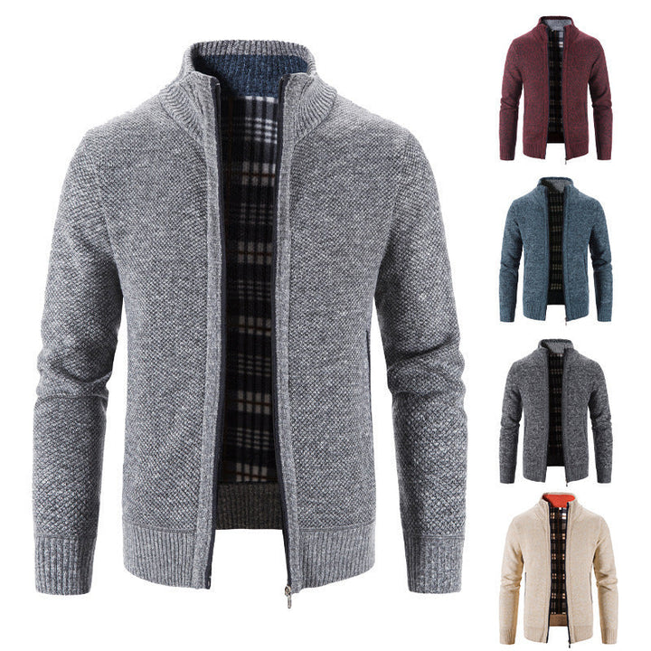 Herren Strickjacke mit innovativem wärmeisolierendem Innenfutter Drune