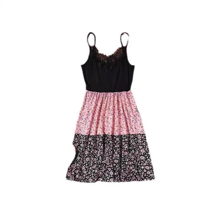 Damen Freizeitkleid im Layering-Stil Drune