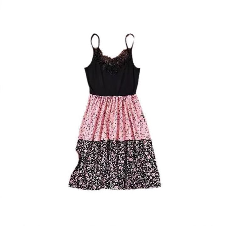 Damen Freizeitkleid im Layering-Stil Drune