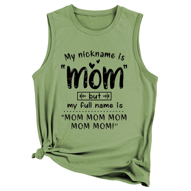 Frauen Verspielt Grafik Tanktop Drune