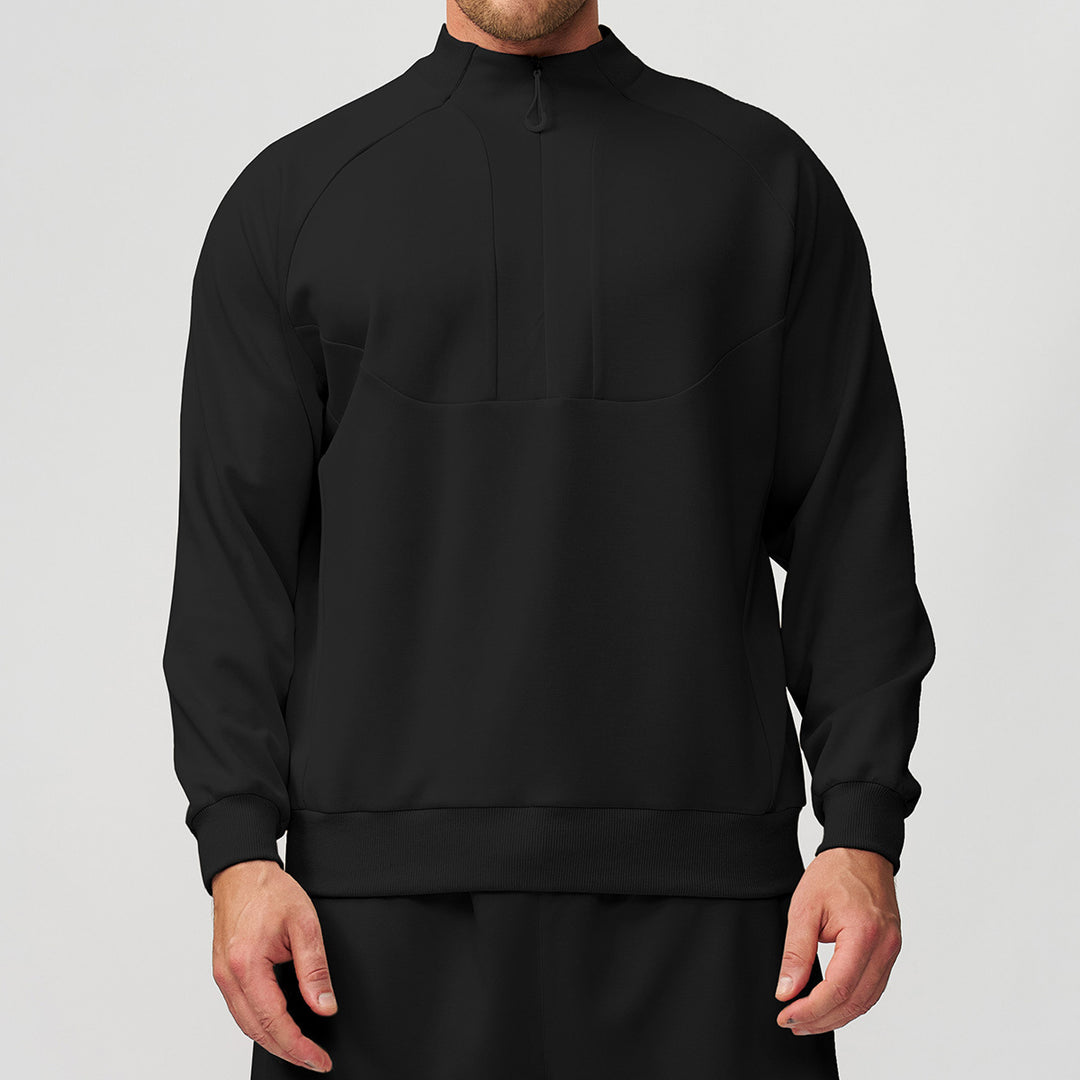 Herren Sportlicher Quarter-Zip Pullover Drune