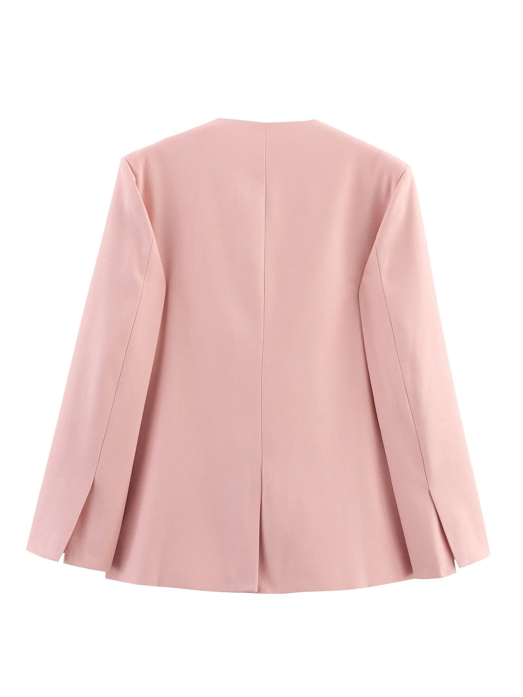 Damen modischer Blazer ohne Verschluss mit eleganter Silhouette Drune