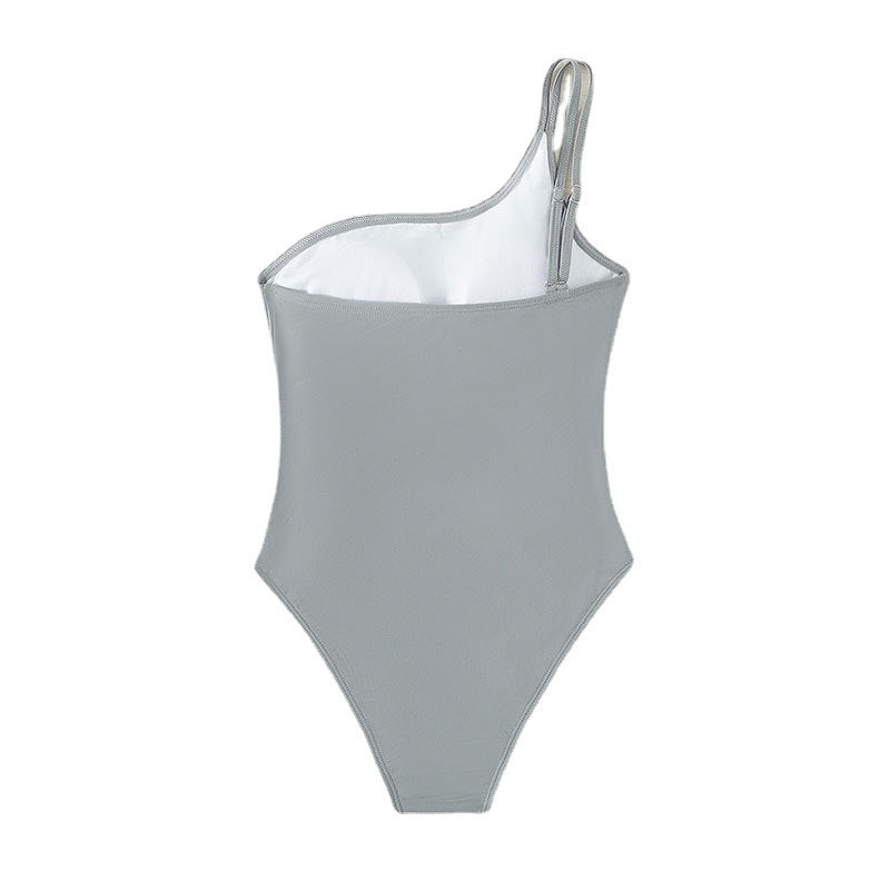 Damen Einseitiger Badeanzug mit raffinierten Cut-Outs Drune