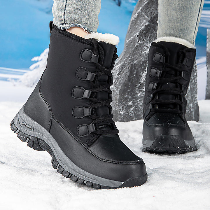 Damen Winterboots mit rutschfester Sohle und isolierendem Futter Drune