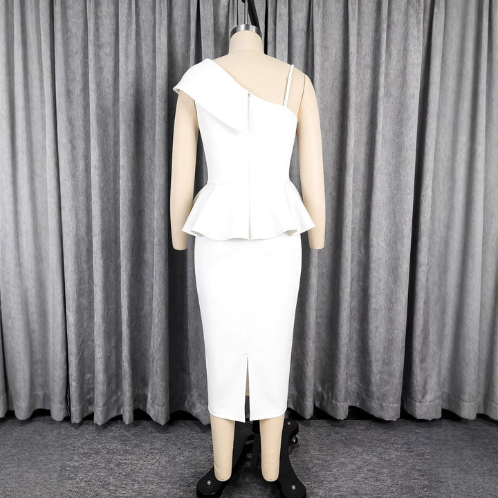 Damen Peplum Kleid Drune