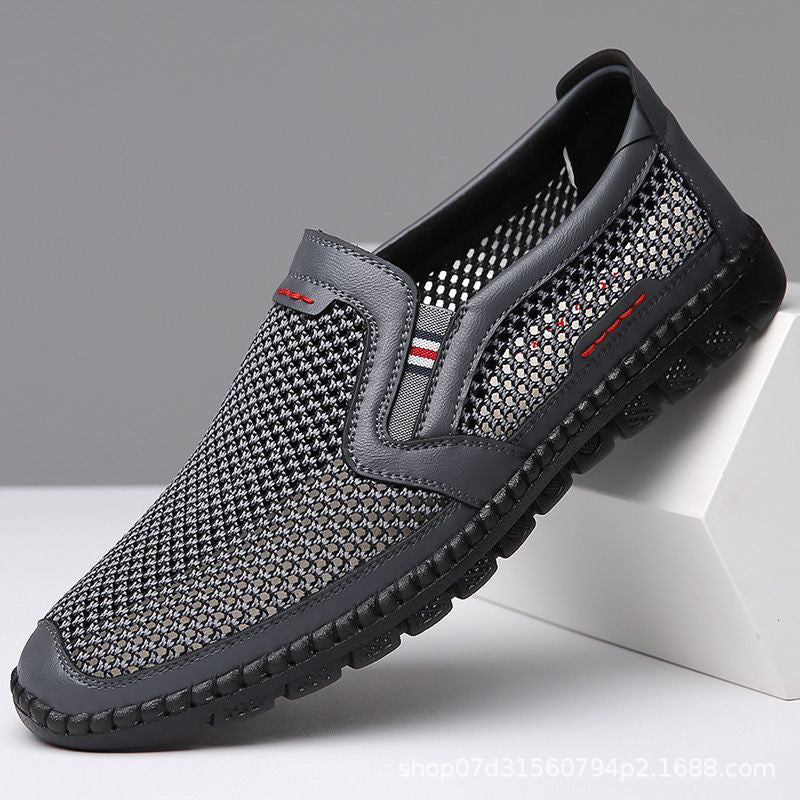 Herren Slip-On Mesh Lauf Schuhe Drune