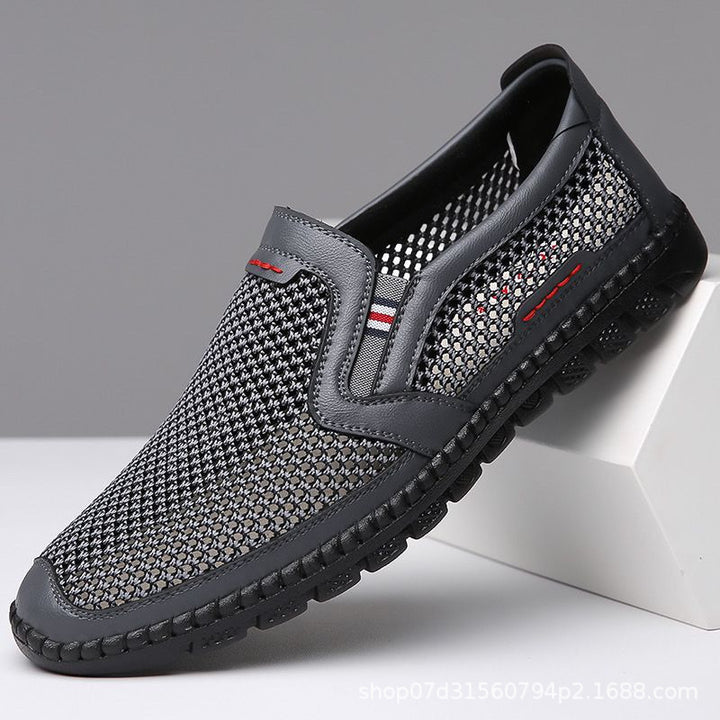 Herren Slip-On Mesh Lauf Schuhe Drune