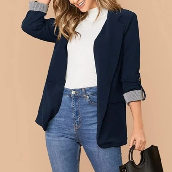 Damen modischer Blazer mit schickem Innenfutter Drune