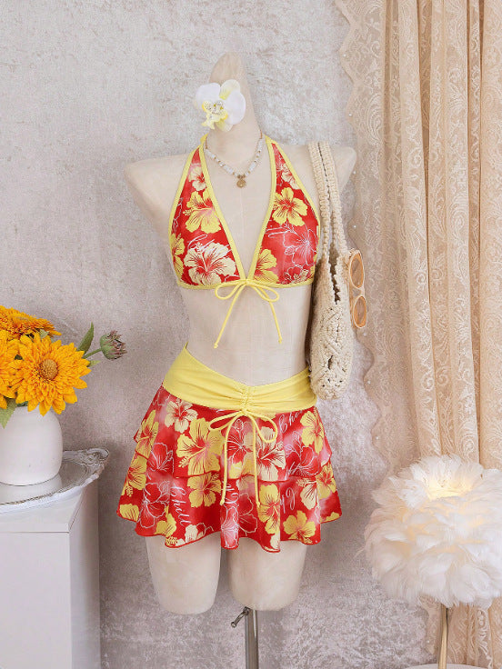 Damen Bikini-Set mit Rock Drune