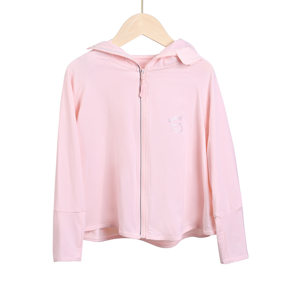 Damen atmungsaktive UV-Schutzjacke mit Kapuze Drune