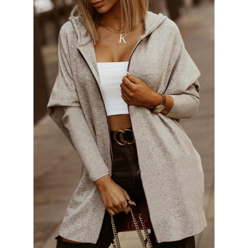 Damen Kapuzenjacke im lässigen Oversized-Schnitt Drune