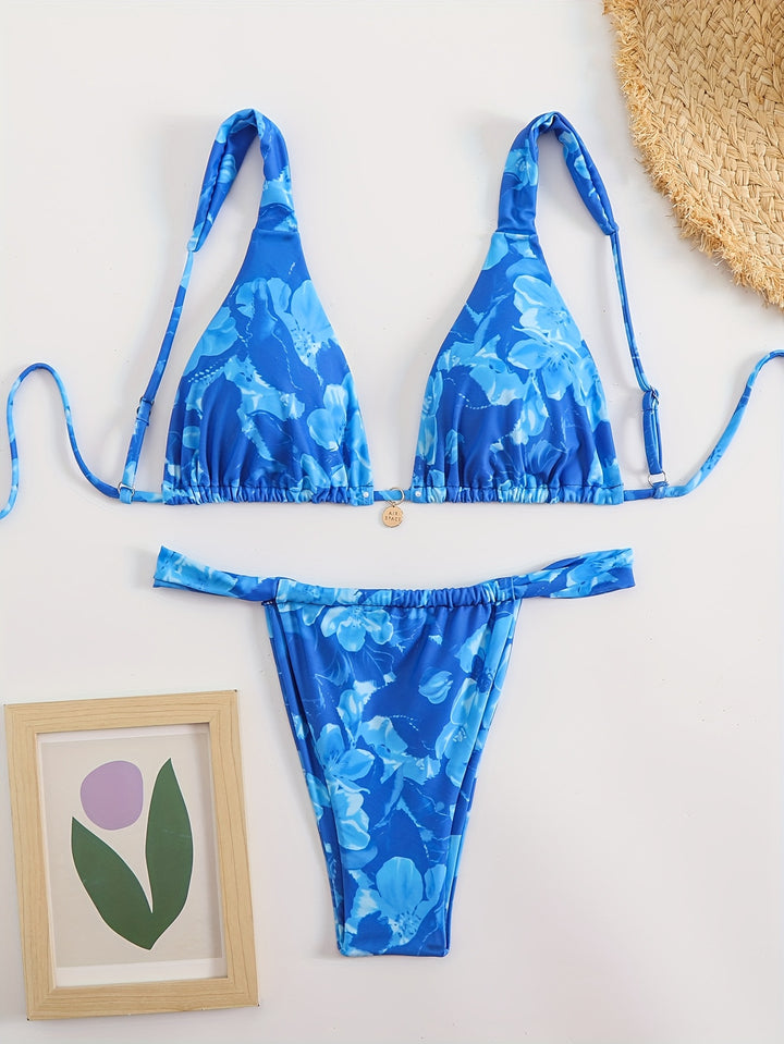 Damen Triangel-Bikini mit komfortablen verstellbaren Trägern Drune