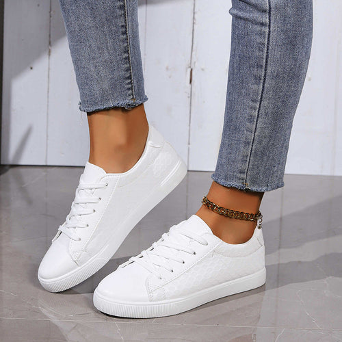 Damen atmungsaktive Sneaker mit strukturierter Oberflächenverarbeitung Drune