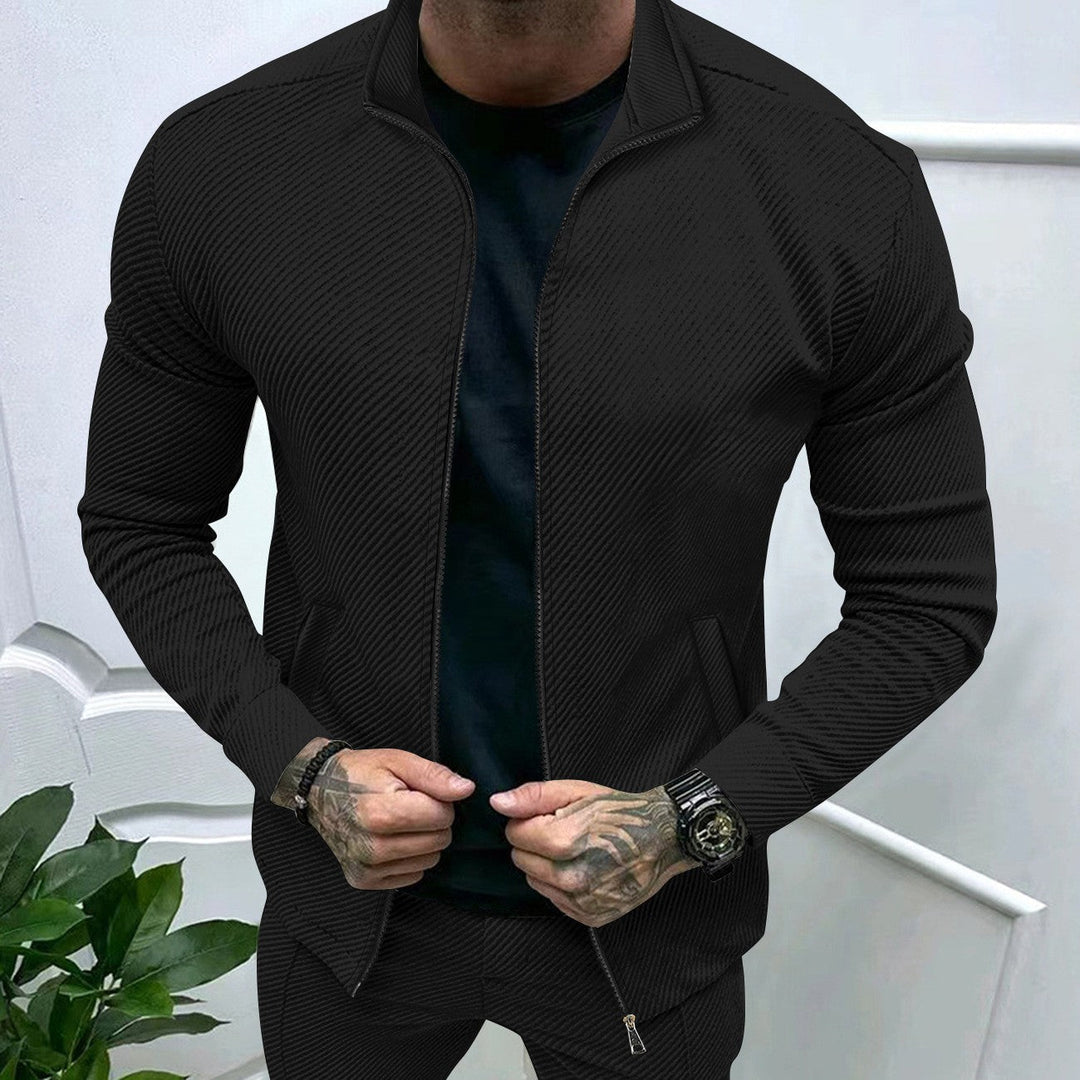 Herren sportliche Jacke mit strukturiertem Design Drune