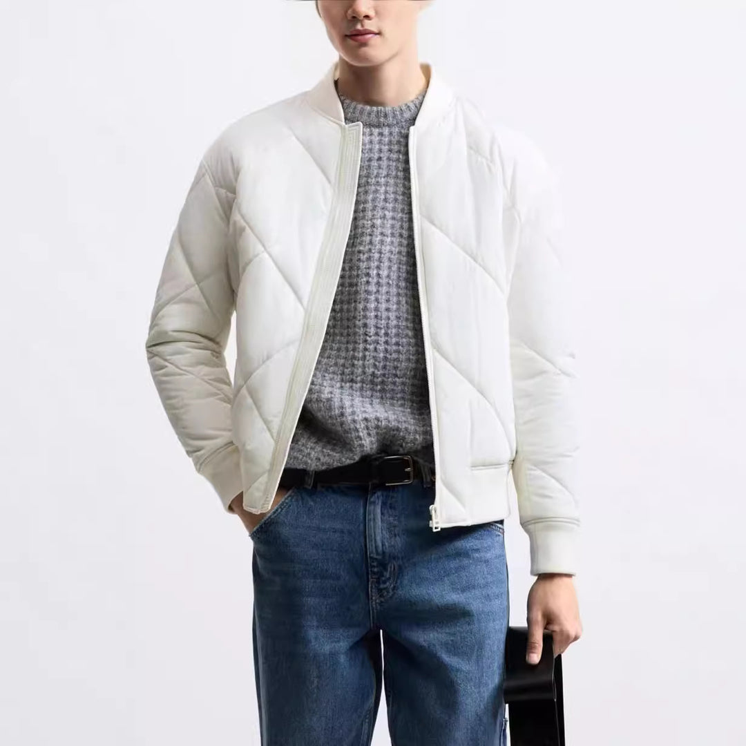 Herren gesteppte Freizeitjacke mit sportlichem Schnitt und seitlichen Taschen Drune