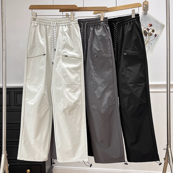 Damen Leichte und atmungsaktive Outdoor-Hose mit verstellbarem Bund Drune