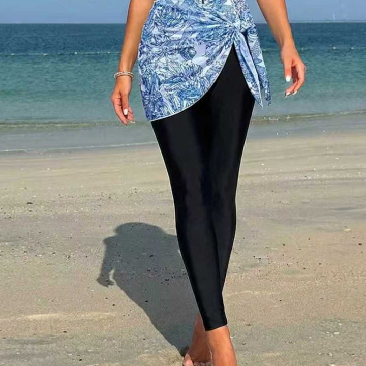 Damen Sportlicher Surfanzug mit asymmetrischem Schnitt und Wickeldetail Drune