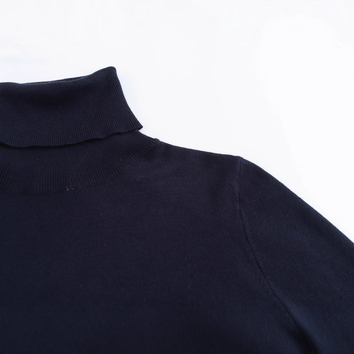Damen Rollkragenpullover mit eleganten Knopfdetails Drune