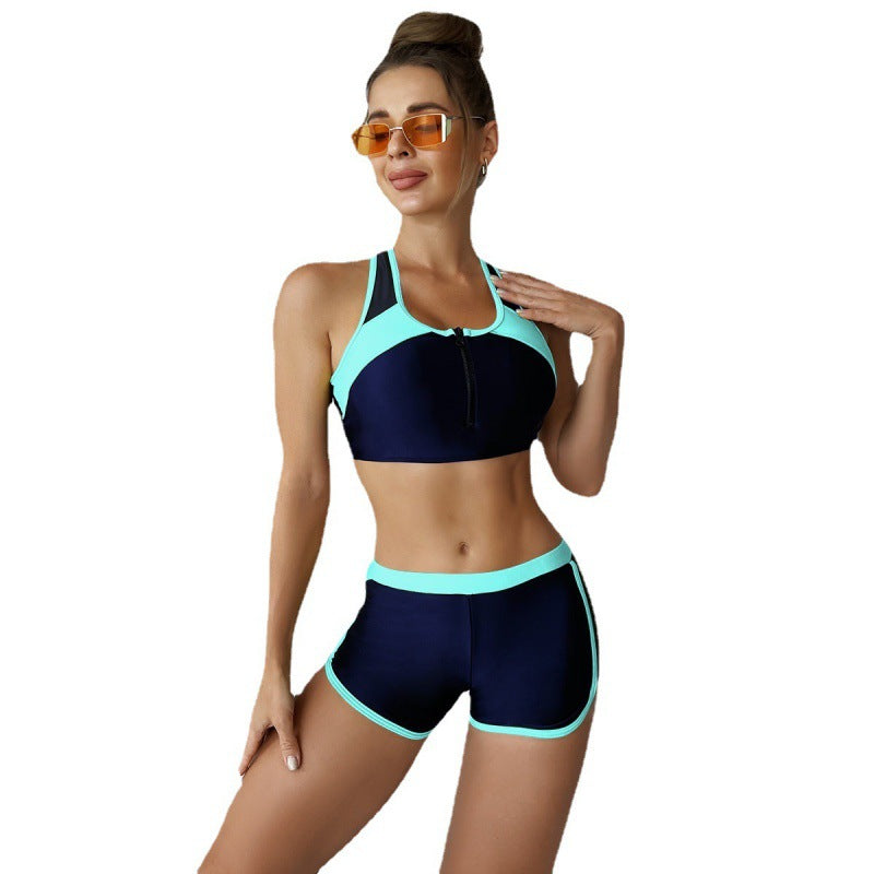 Damen Activewear Set mit Reißverschluss und Hochleistungsstoffen Drune