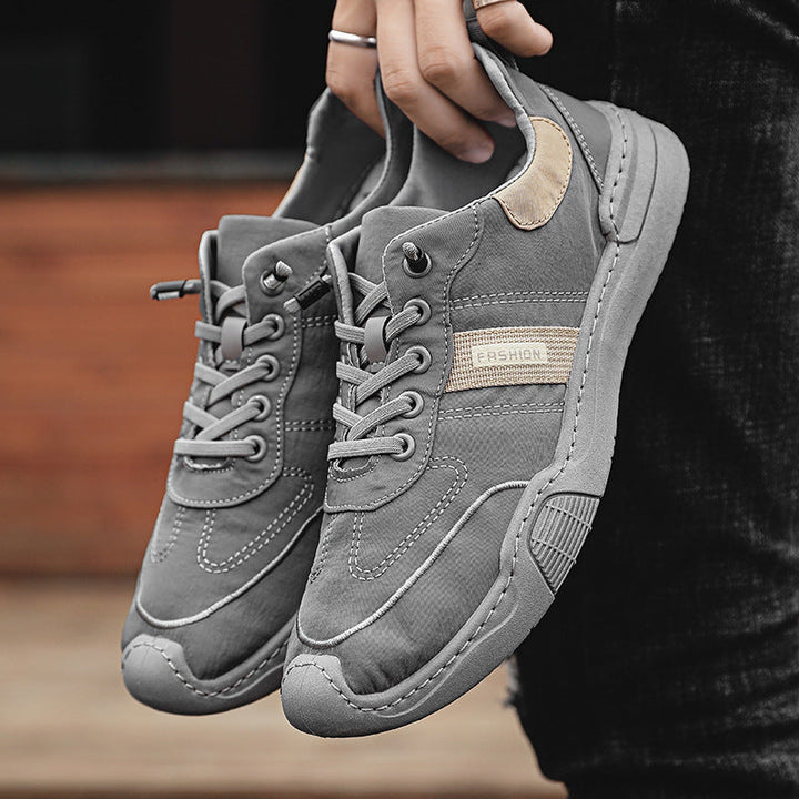 Damen modische Freizeitsneakers mit gepolstertem Kragen und flexibler Laufsohle Drune