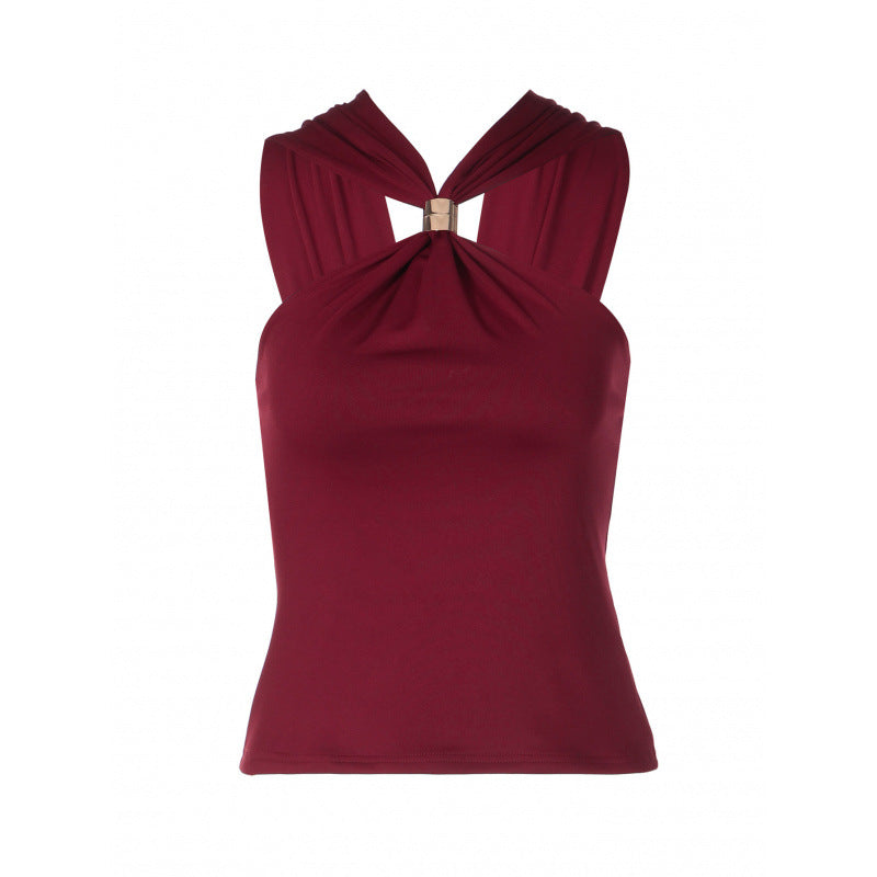 Damen Trägertop mit modischem Halter-Design und schmaler Passform Drune