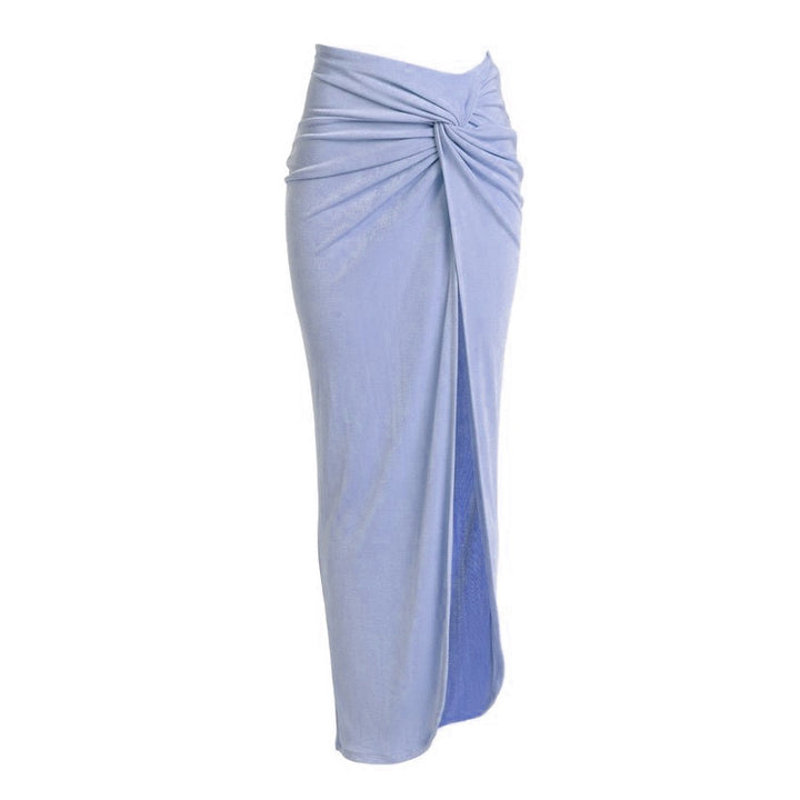 Damen Badeanzug mit raffinierten Drapierungen und eleganten Goldakzenten Drune