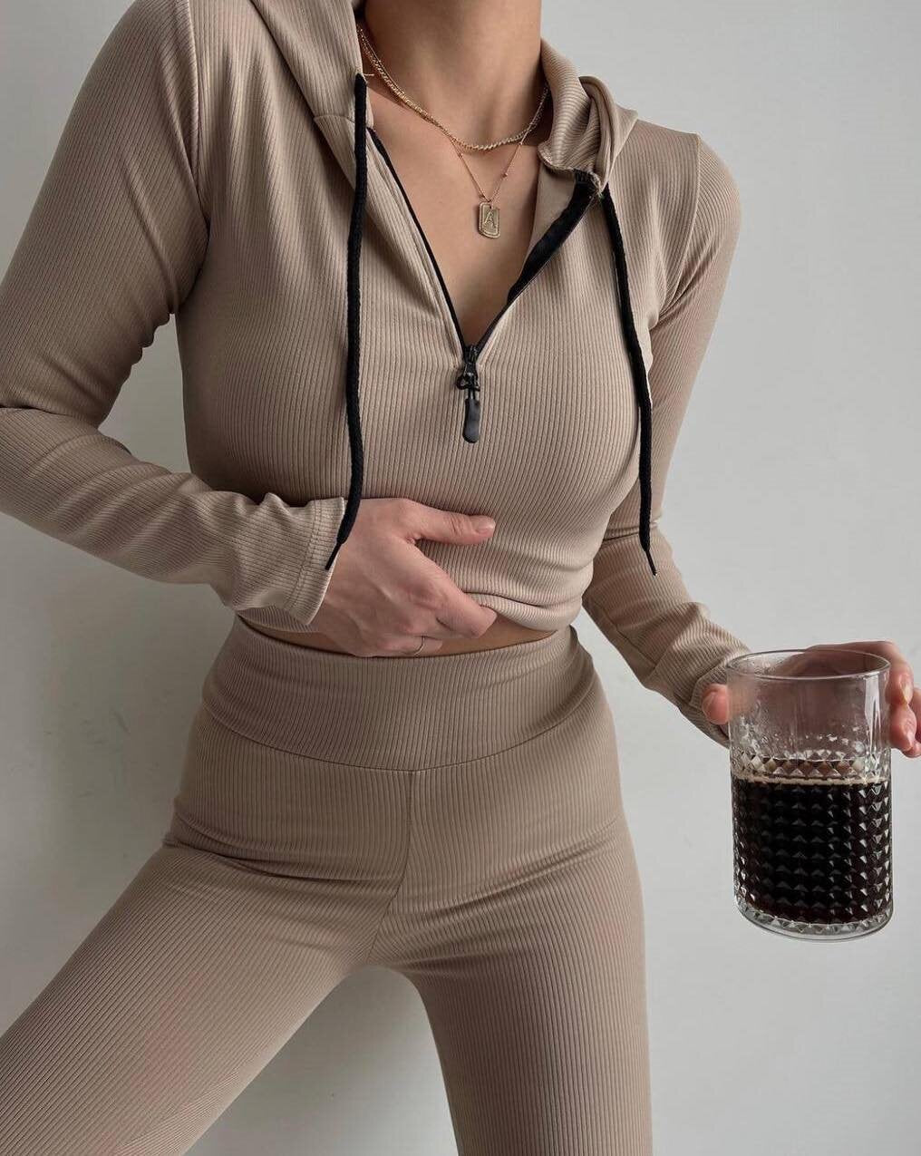 Damen Langarm-Pullover mit Reißverschluss Drune