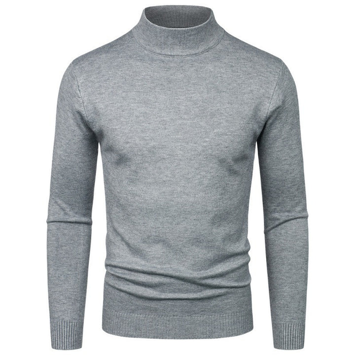 Herren eleganter Rollkragenpullover aus feiner Baumwollmischung Drune