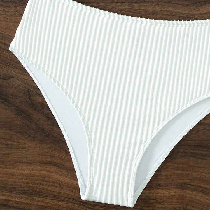 Damen Hoch taillierte Bikinihose Drune