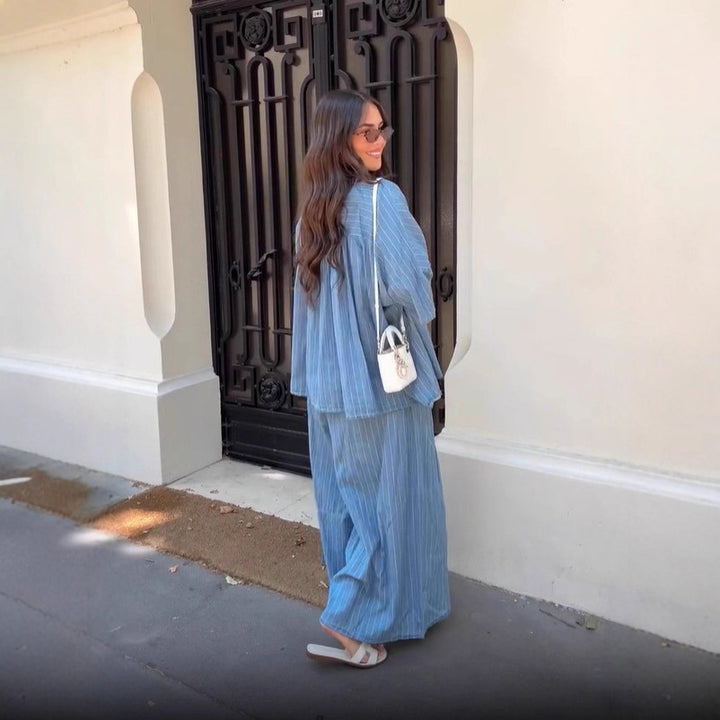 Damen lässiges 2-in-1 Outfit Drune