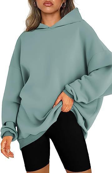Damen Oversized Kapuzenpullover Drune