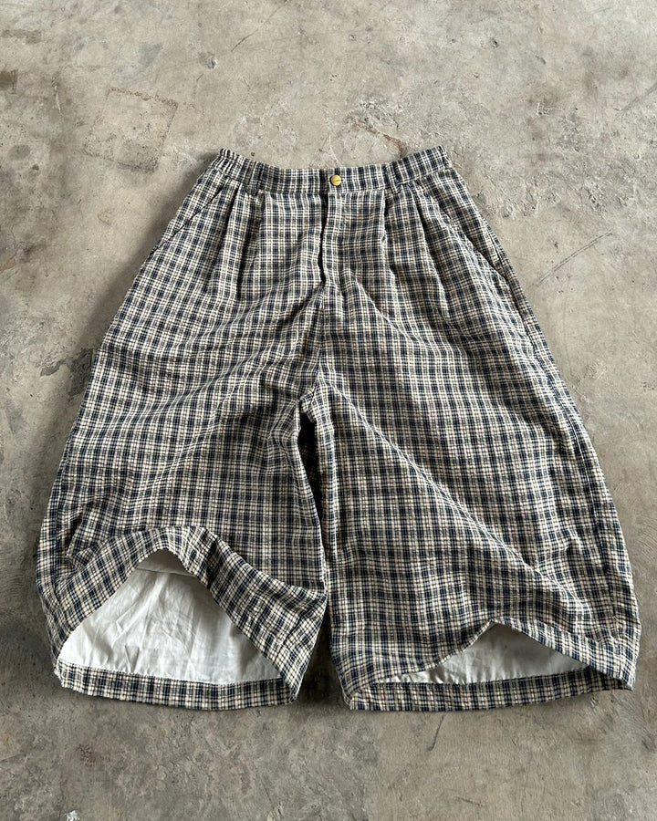 Damen Weit geschnittene Karoshorts Drune